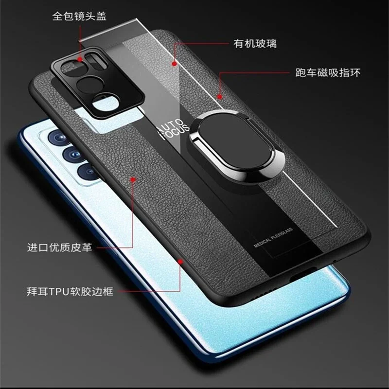 Magnetic Stand Holder Case For Motorola Moto Edge S30 30Pro X30 Back Cover Luxury Leather Phone Case For Moto Edge 30 Pro Funda