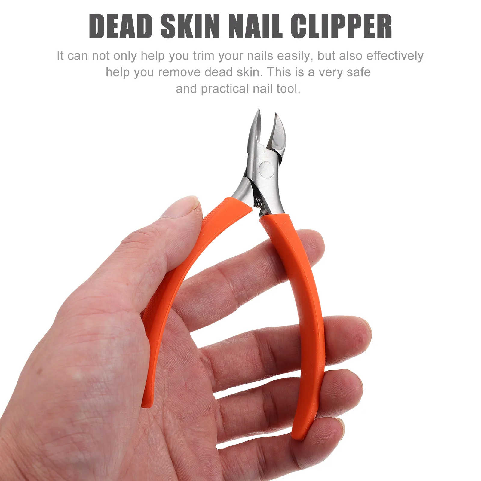 Stainless Steel Nail Clipper Toenail Tool Pedicure Scissor Portable Dead Skin Remover Groove Trimmer Manicure Set Foot Care