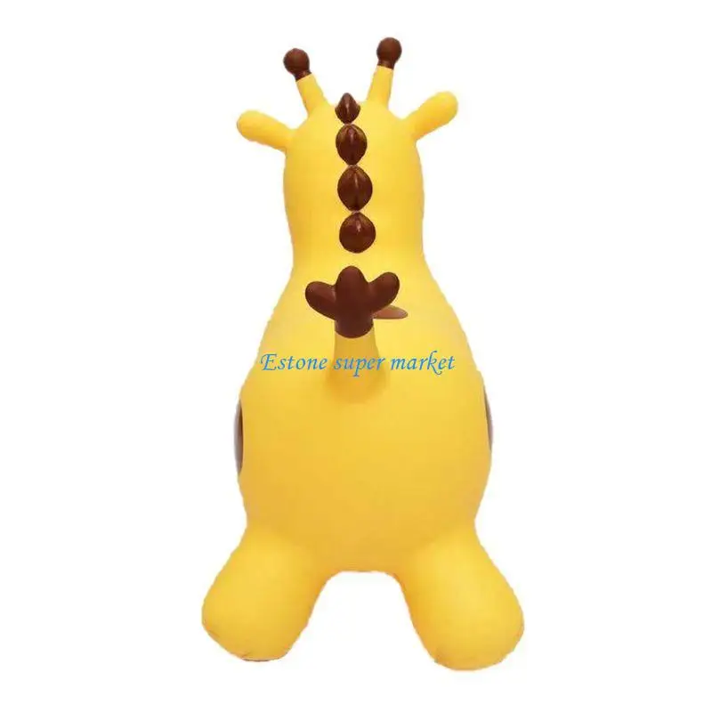 090B 유아용 여름 수영 장난감 6-12개월 해변 풍선 점프 기린