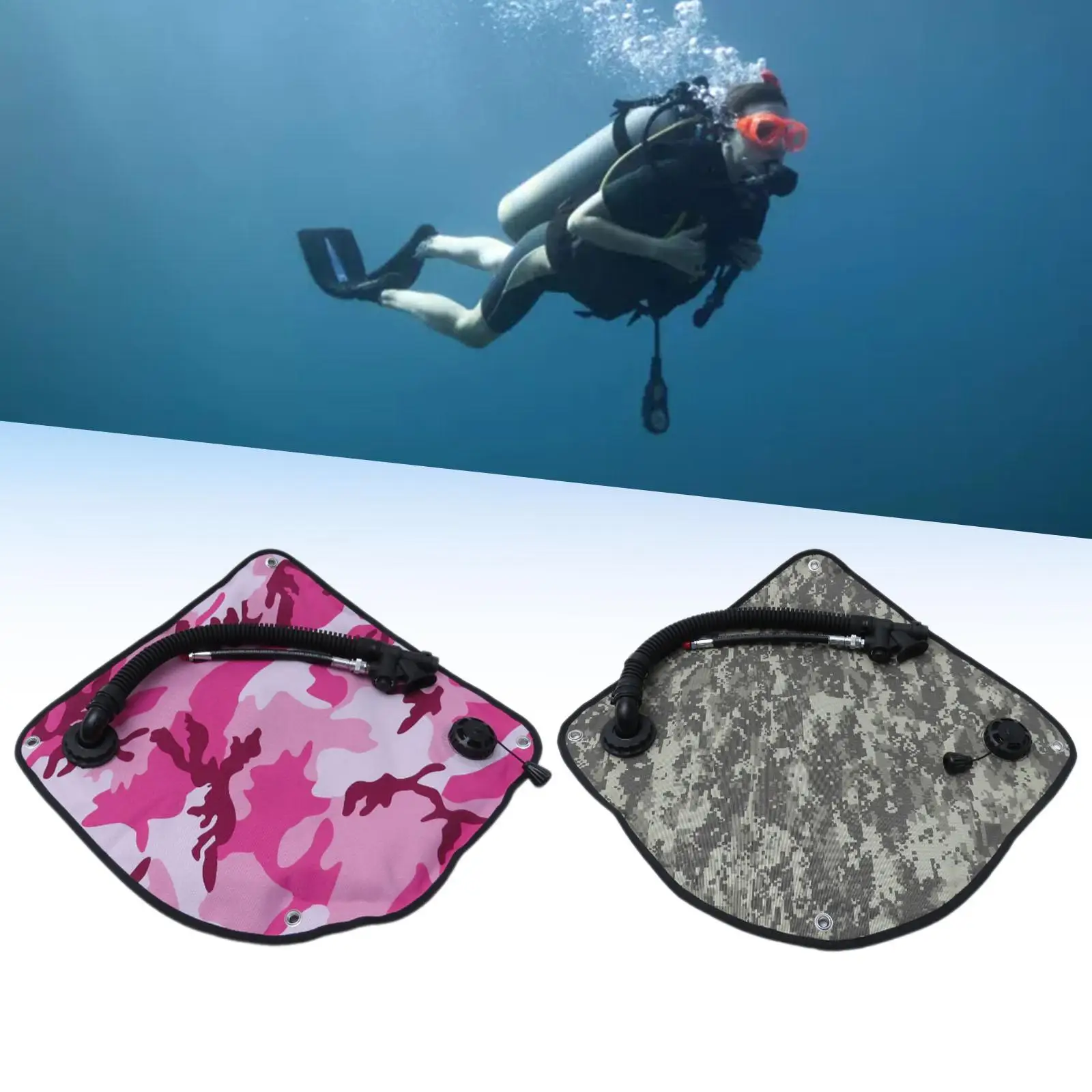 BCD Wing Bladder Nylon Buoyancy Adapter for Swimming Snorkeling Accessories