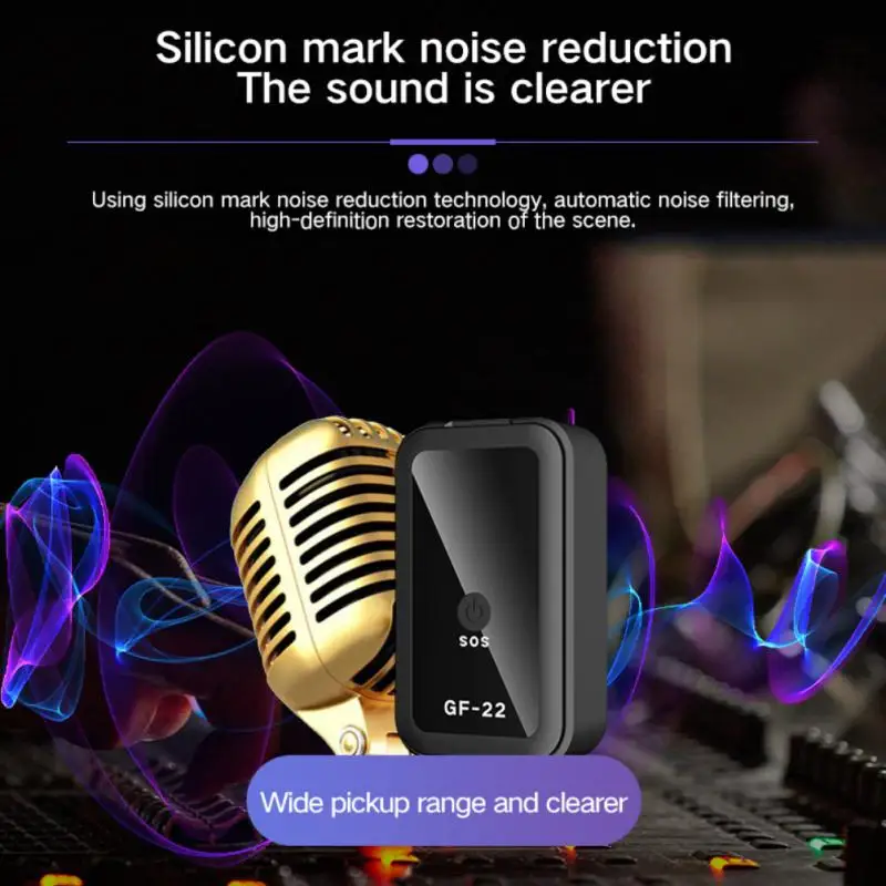 RYRA Mini GF-22 GPS Car Tracker Real Time Tracking Anti-Theft Anti-lost Locator Strong Magnetic Mount Message Global Positioner