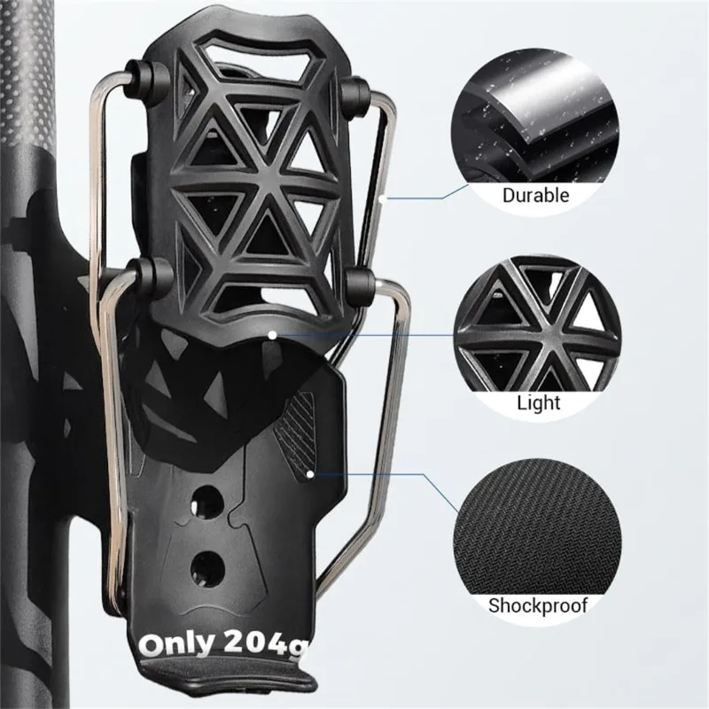 Motorcycle Bottle Holder Handlebar Cup Holder Adjustable 32-77mm Anti-Fall Bottle Cage for Harley for Honda for Suzuki ForYamaha