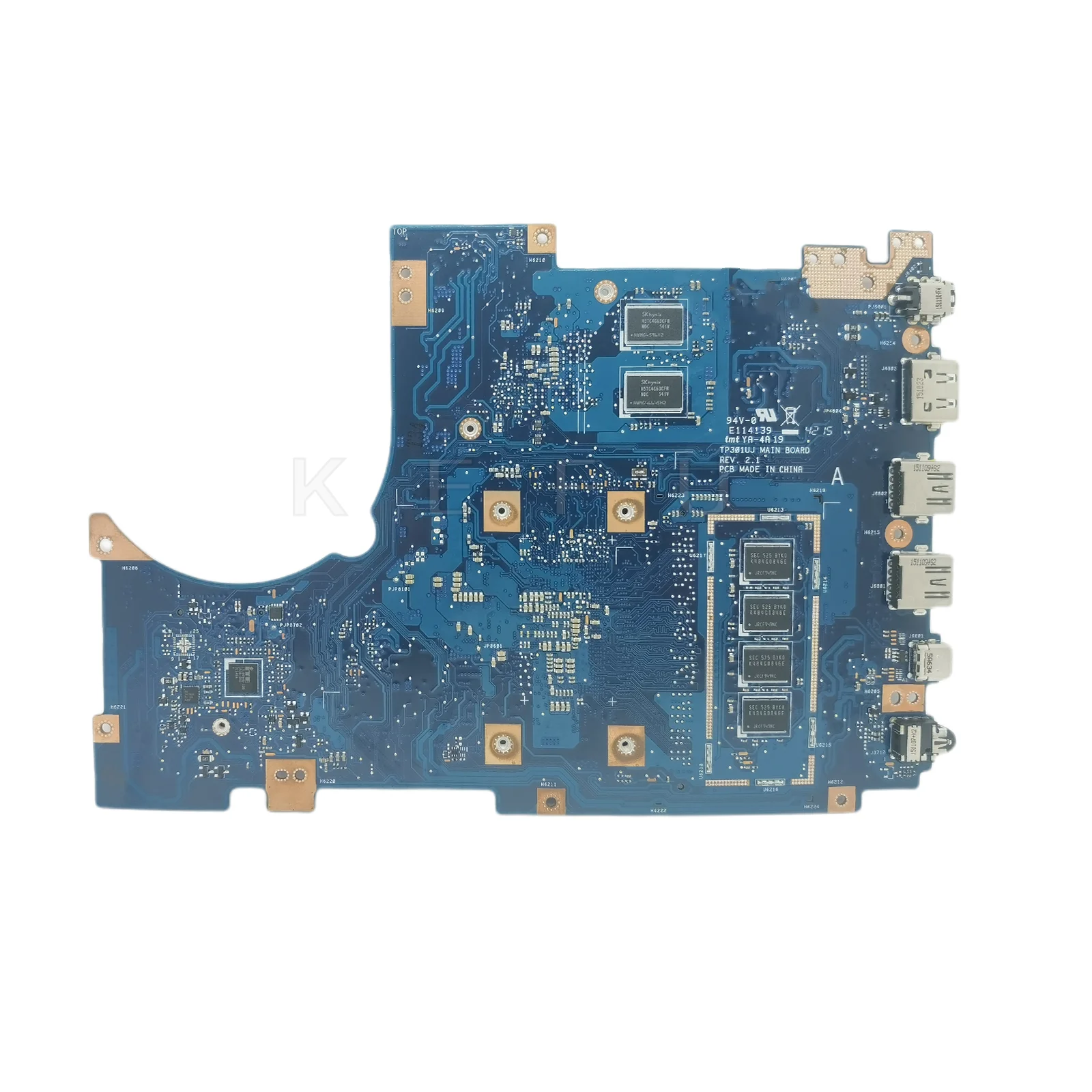 Imagem -04 - Kefu-notebook Mainboard para Asus Vivobook Flip Placa-mãe Laptop i3 i5 i7 4gb de Ram Uma Gt920m Tp301uj Tp301ua Tp303ua