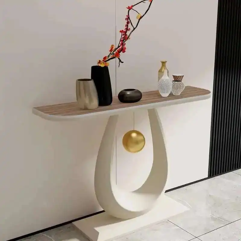 

Unique Simple Hallway Table Nordic Beauty Portable Modern Corner Table Minimalist Trendy Tabel Console Hallway Table Furniture
