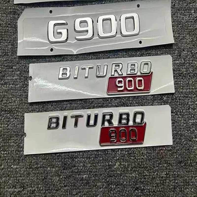 

2Pcs 3d ABS Biturbo 700 800 900 Logo Car Fender Emblem Badge Sticker For Biturbo G700 G800 G900 Accessories