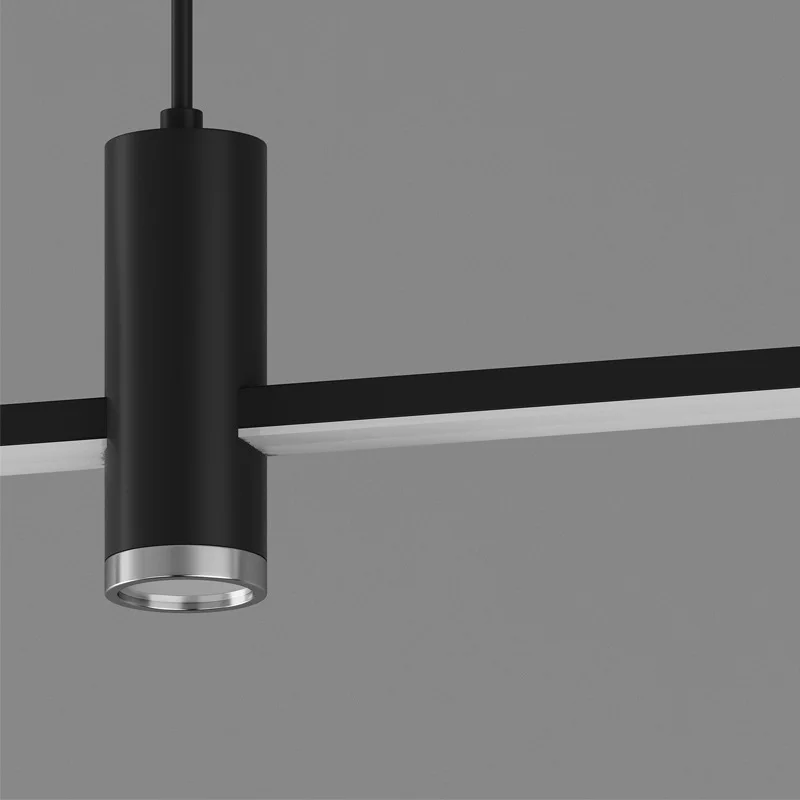 غرفة الطعام قلادة ضوء الحديثة بسيطة غرفة الطعام طاولة طعام بار تايبي الأوروبي الحد الأدنى قطاع تصميم الأضواء الإبداعية