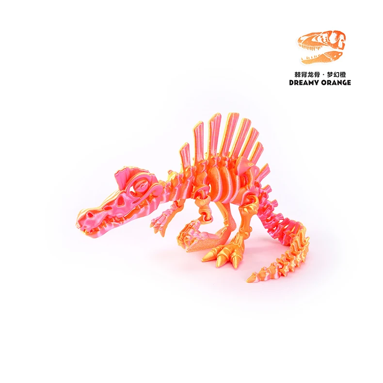 3D-Gedrucktes Rückengriff-Drachen-Ornament Dinosaurier-Serie Lustiges Ornament Handgefertigtes Skelett-Simulations-Ornament – Detail 17