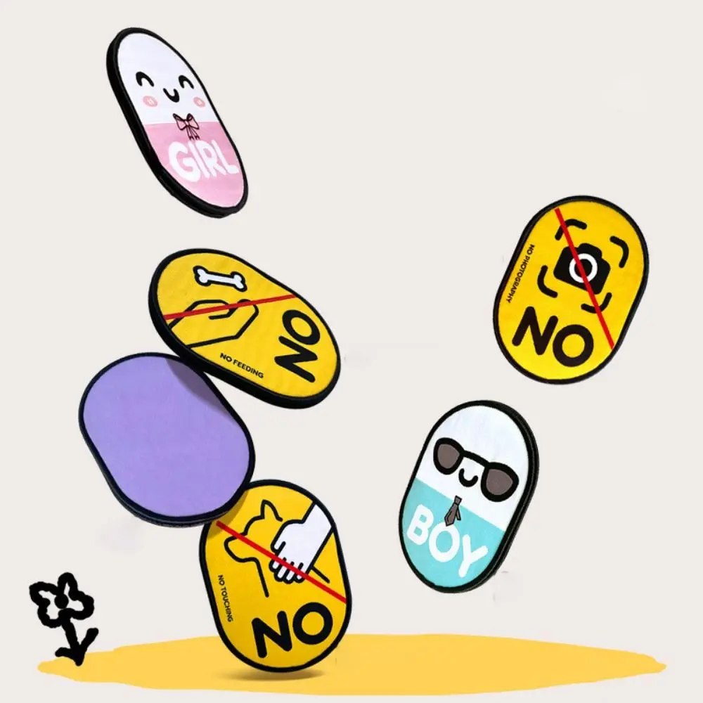 ملصقات اجتماعية للحيوانات الأليفة مقاومة للماء، شارات كرتونية مزخرفة لتهوية الكلاب على الوجهين، ملصقات تحديد الحيوانات الأليفة، تجمعات الحيوانات الأليفة