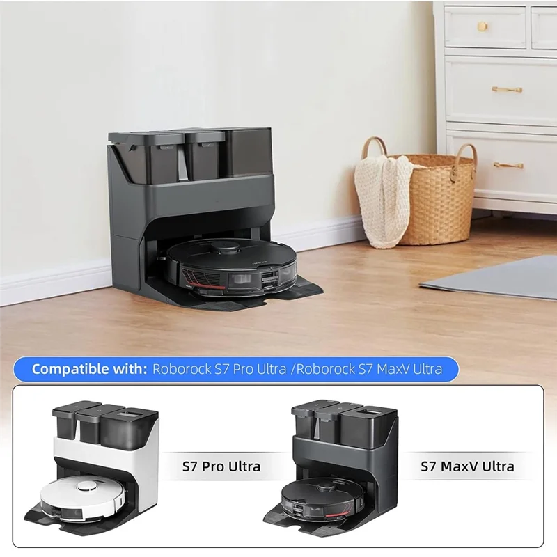 

B46B-Accessories For Xiaomi Roborock S7 Maxv Ultra S7 Pro Ultra Vacuum Cleaner Replacement Accessories Includes Main Brushes, Wi
