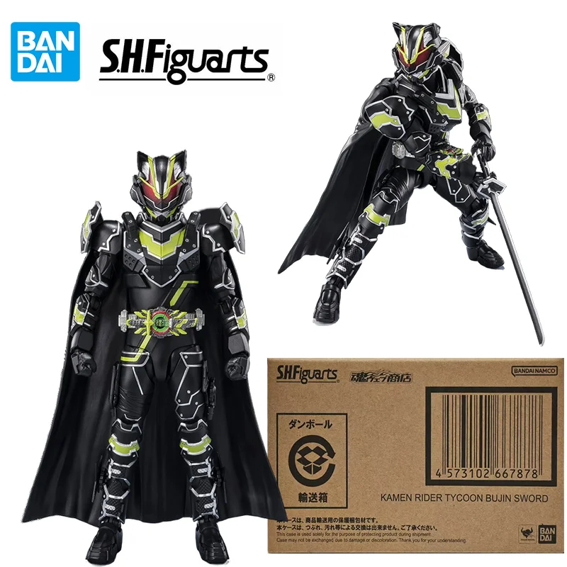 Bandai S.h.figuarts Tycoon Bujin Miecz Kamen Rider Geats 16Cm Anime Oryginalna figurka akcji Model Zabawka Kolekcja prezentów urodzinowych