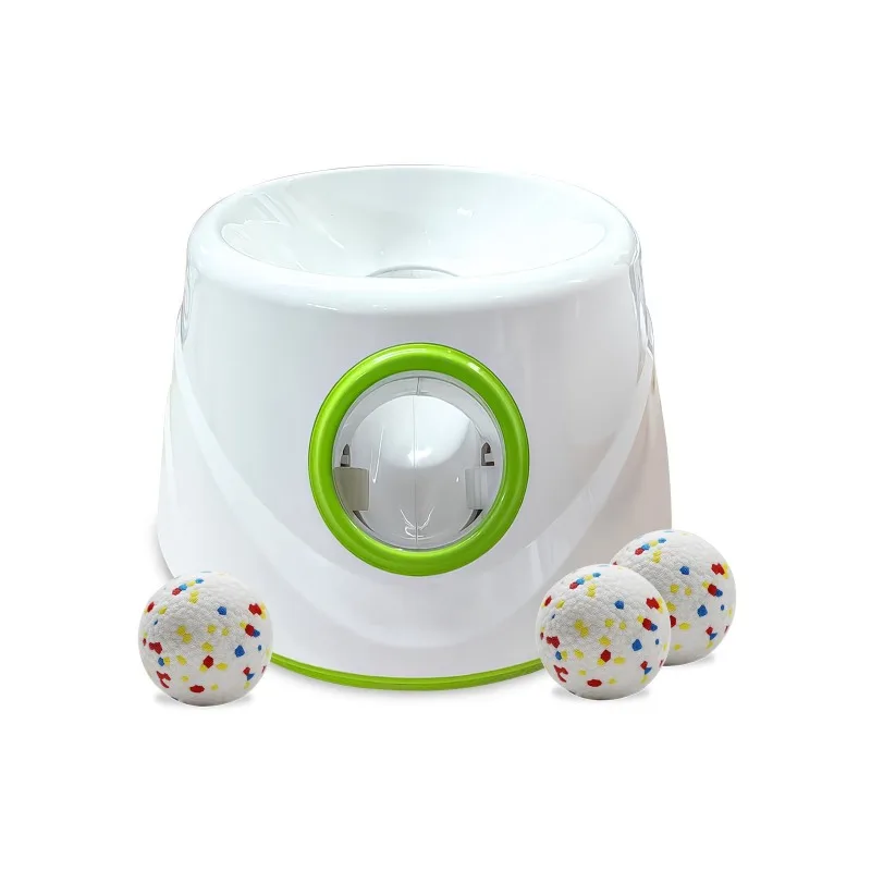 Dog toy ball bite-resistant and stuffy tennis ball automatic serve machine