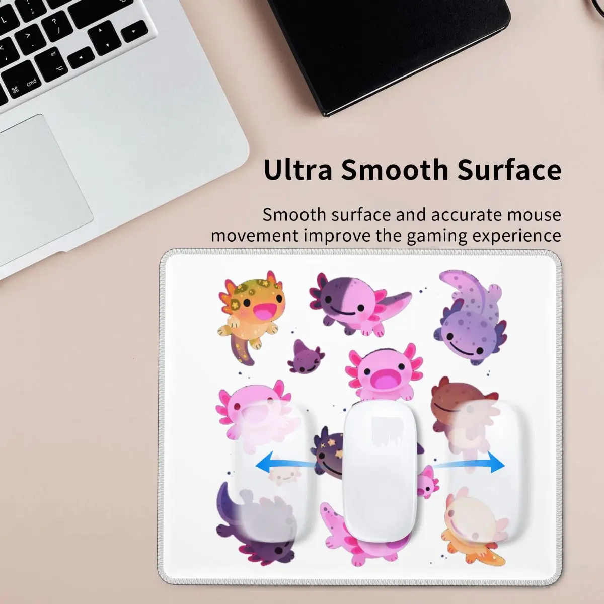 

Happy Axolotl коврик для мыши компьютерная клавиатура коврик для мыши игровой ПК коврик для ноутбука офисные аксессуары коврики для стола