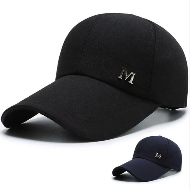 Sports Cap Mens Hat Outdoor Fashion Line Baseball Cap  Women Sun Hat Solid Color Sun Protection Fishing Baseball Caps