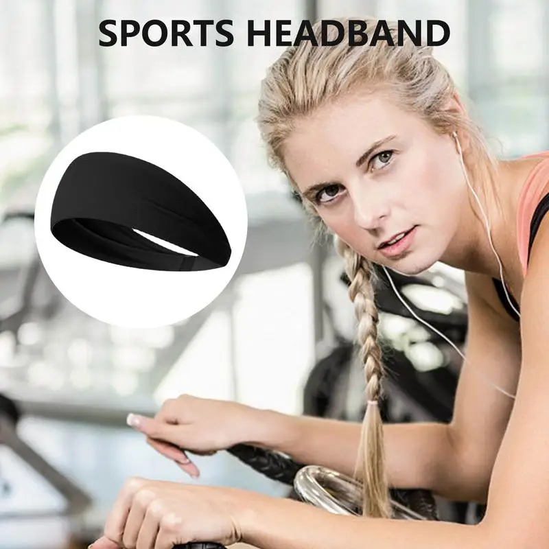 Workout Headbands For Women Breathable Running Headband Men Headband Skin-Friendly Workout Headbands Sweat Wicking Headband For