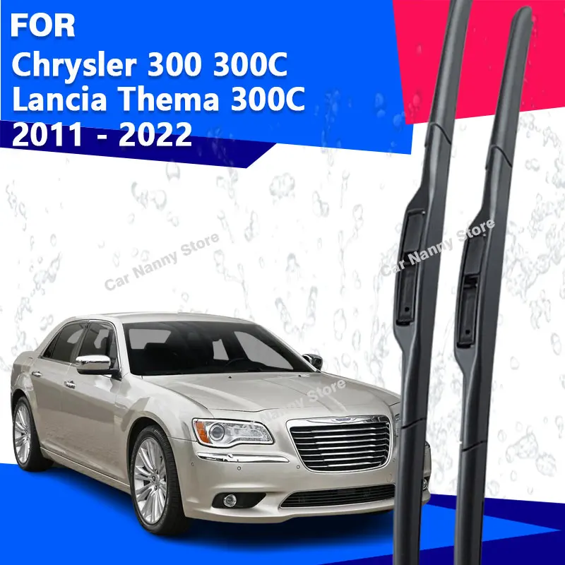 

Щетки лобового стекла для Chrysler 300 300C Lancia Thema 300C 2011-2022 Автомобильные дворники с резиновой полосой, мягкая резина