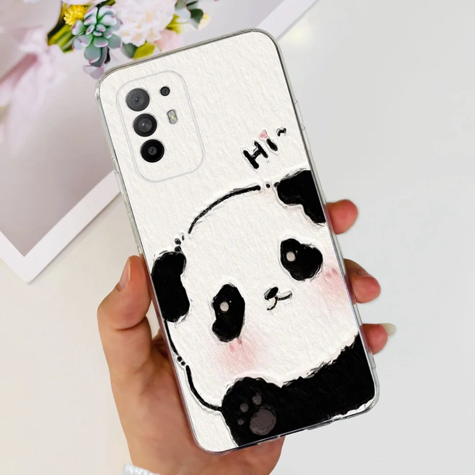 Lovely Printing Case For OPPO Reno5 Z CPH2211 Soft Silicone TPU Back Cover For Oppo Reno 5Z 5G Phone Cases