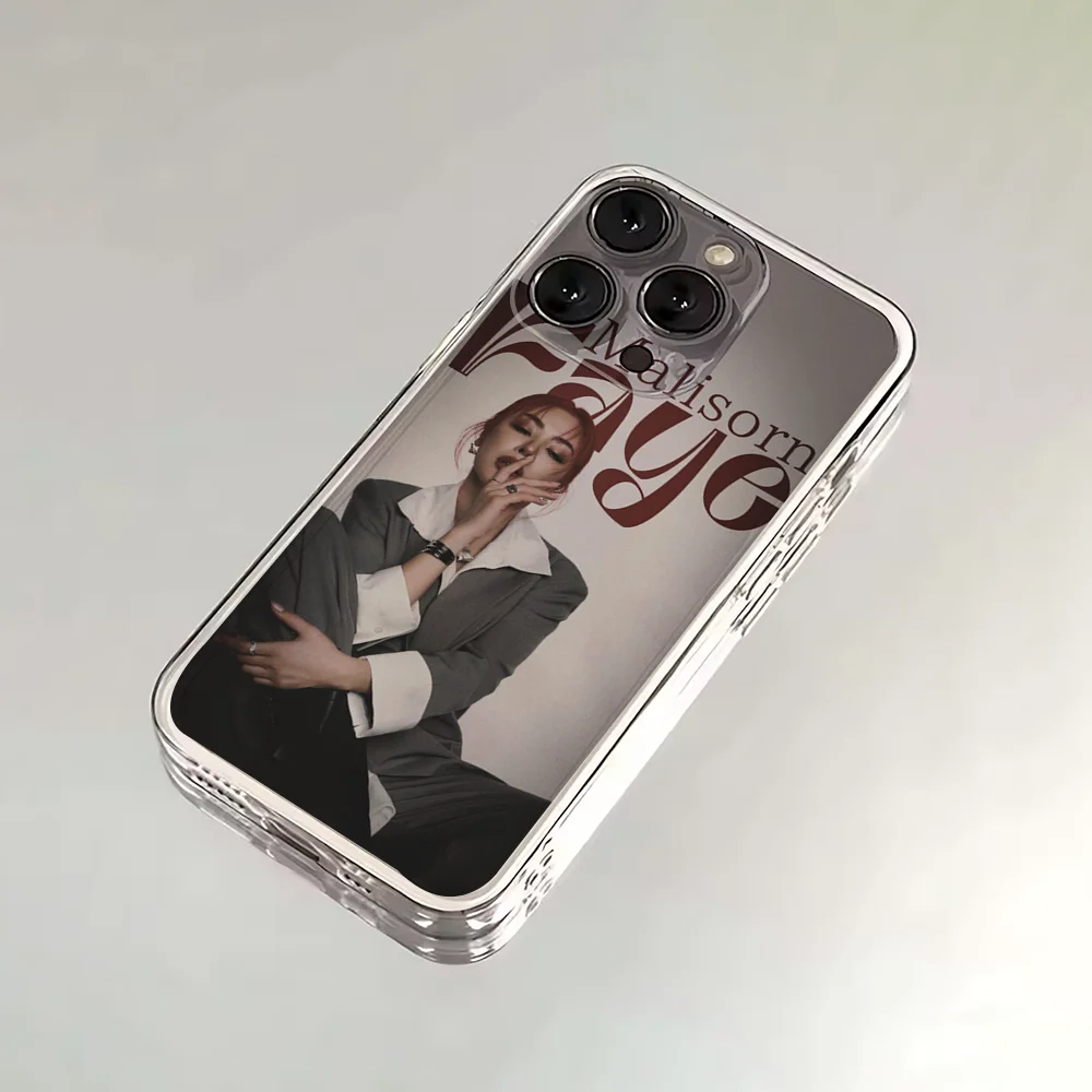 حافظة هاتف Faye Peraya Malisorn لهاتف iPhone 16,15,14,13,12,11 Plus,Pro,Max,XR,XS,X,7,8 SE,سيليكون شفاف صغير ناعم