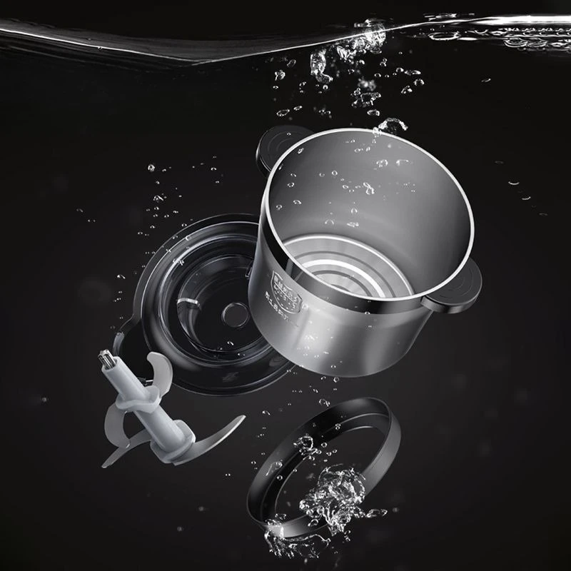 Meat Grinder 5 L Stainless Steel Food Processor Multi-functional Auto Chopper for Home Kitchen Heavy Mincer