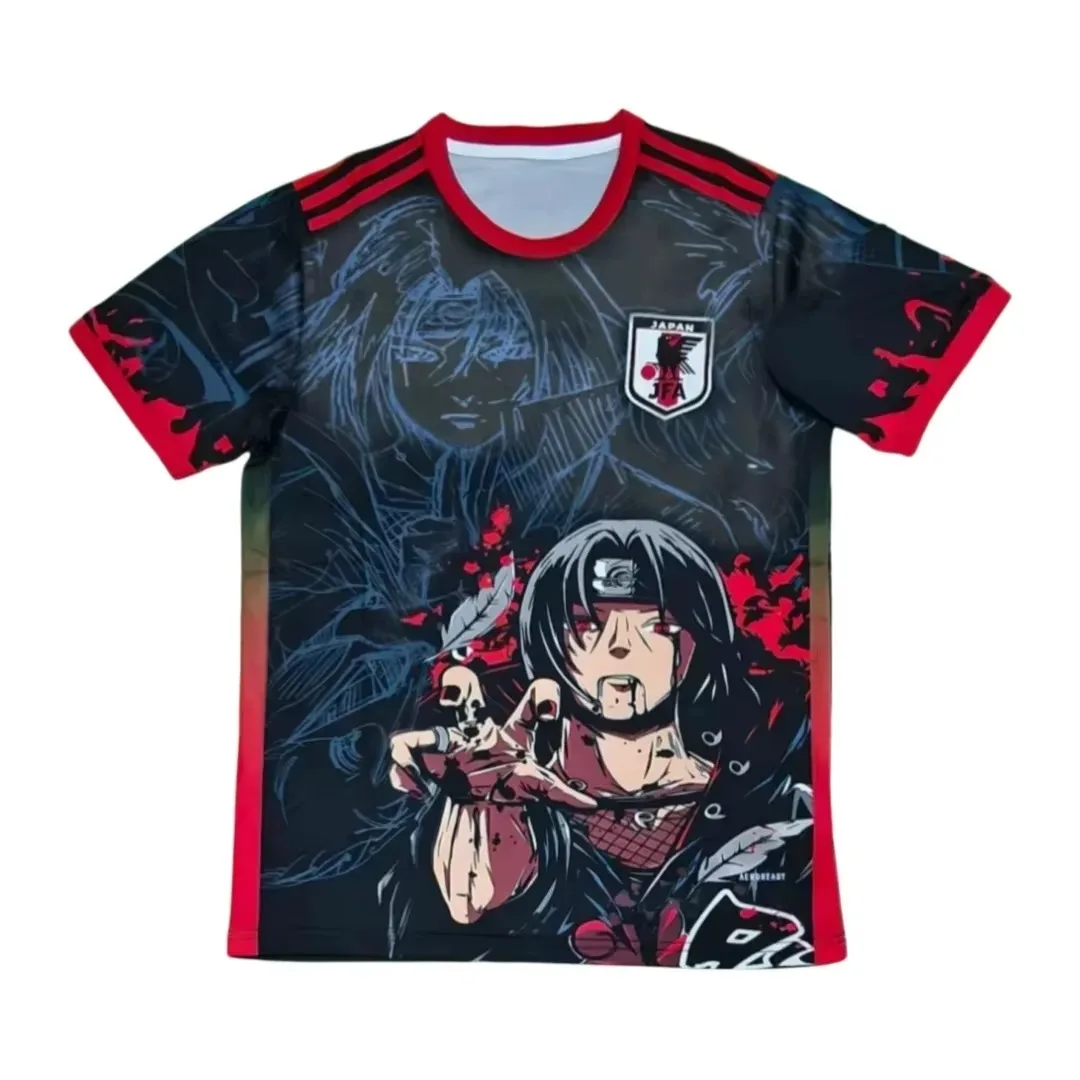 Naruto Uchiha Itachi Anime Soccer Jersey For Kids Boys Girls Quick Dry Breathable Match Training Fan Sports Short Sleeve Tops 2 Naruto Uchiha Itachi Anime Soccer Jersey For Kids Boys Girls Quick Dry Breathable Match Training Fan Sports Short Sleeve Tops 2
