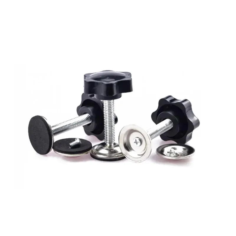 Plum Blossom Handle Screw With Pressure Plate M8 M10 Adhesive Head Adjustable Tightness Fastener