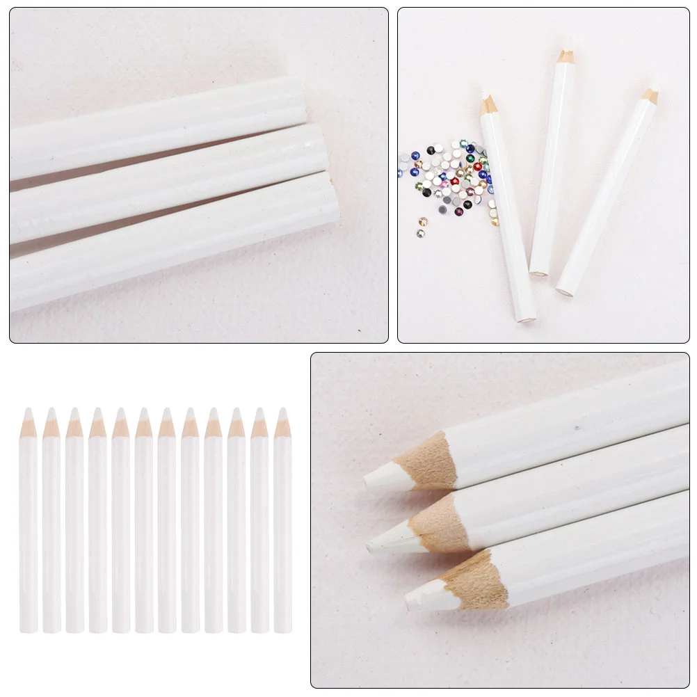 20 Pcs Nail Point Drill Pencil Applicator Para Uñas Tool Scraper Delicate Manicure DIY Wax Dotting Accessories