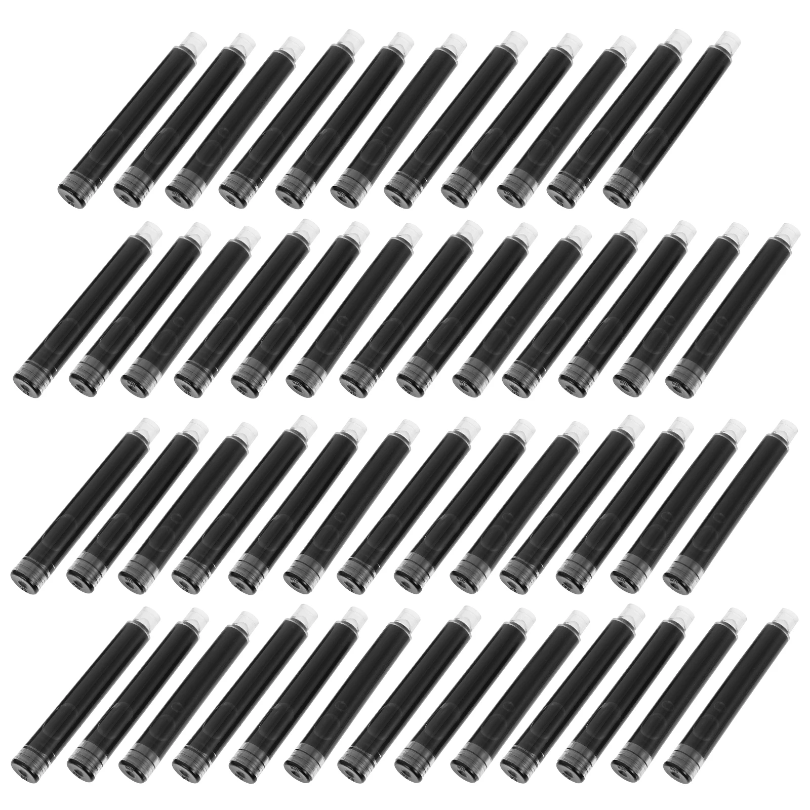 

100 pcs Steel Pen Ink Cartridges For Fountain Pens Students Office Stationery Refills Replacement Universal Ink