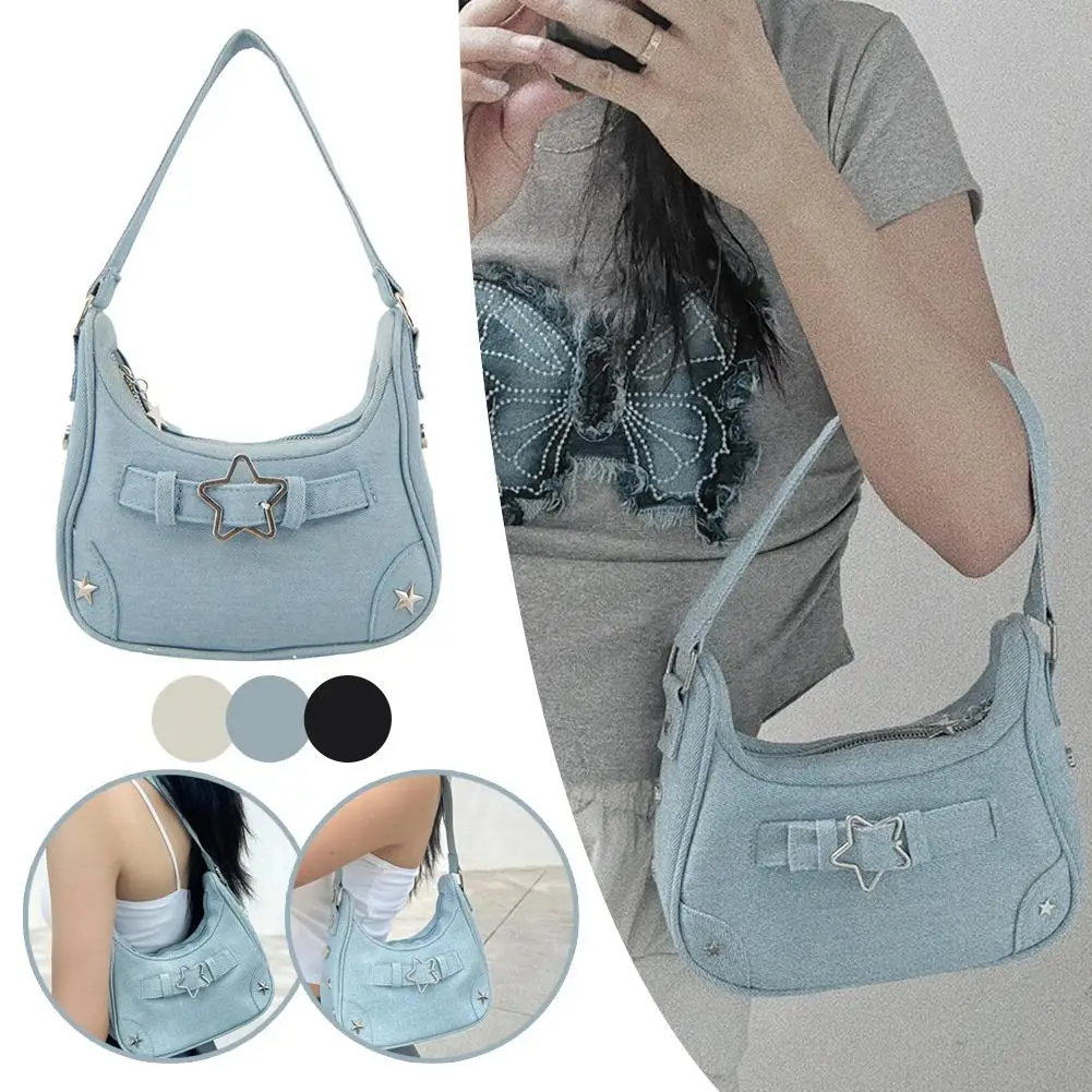 حقيبة يد ستار جيرل سوداء أنيقة جمالية عتيقة حقيبة كتف كروسبودي حقائب يد نسائية عصرية