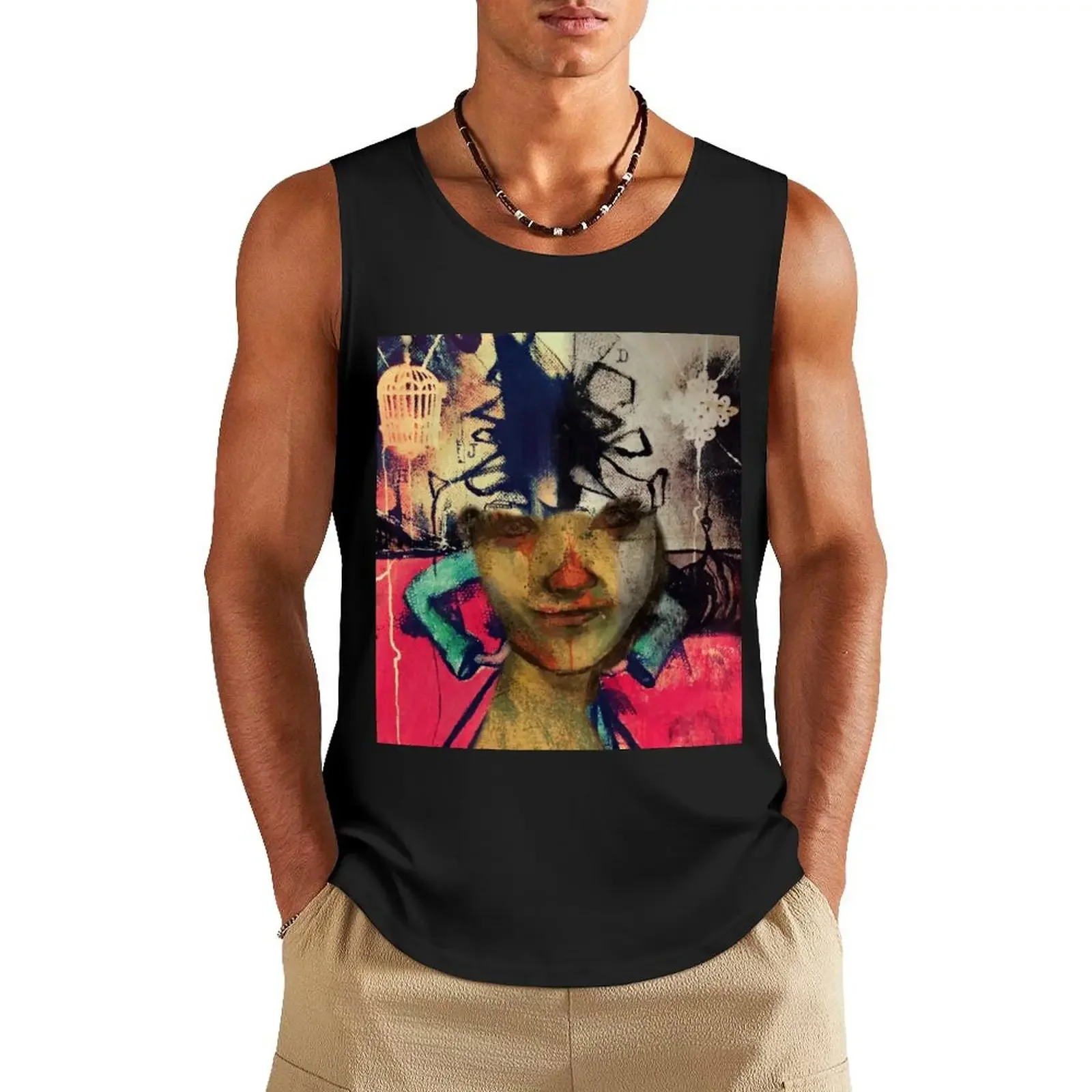 

Son of Scram Tank Top gym men sleeveless jackets sleeveless gym shirts male