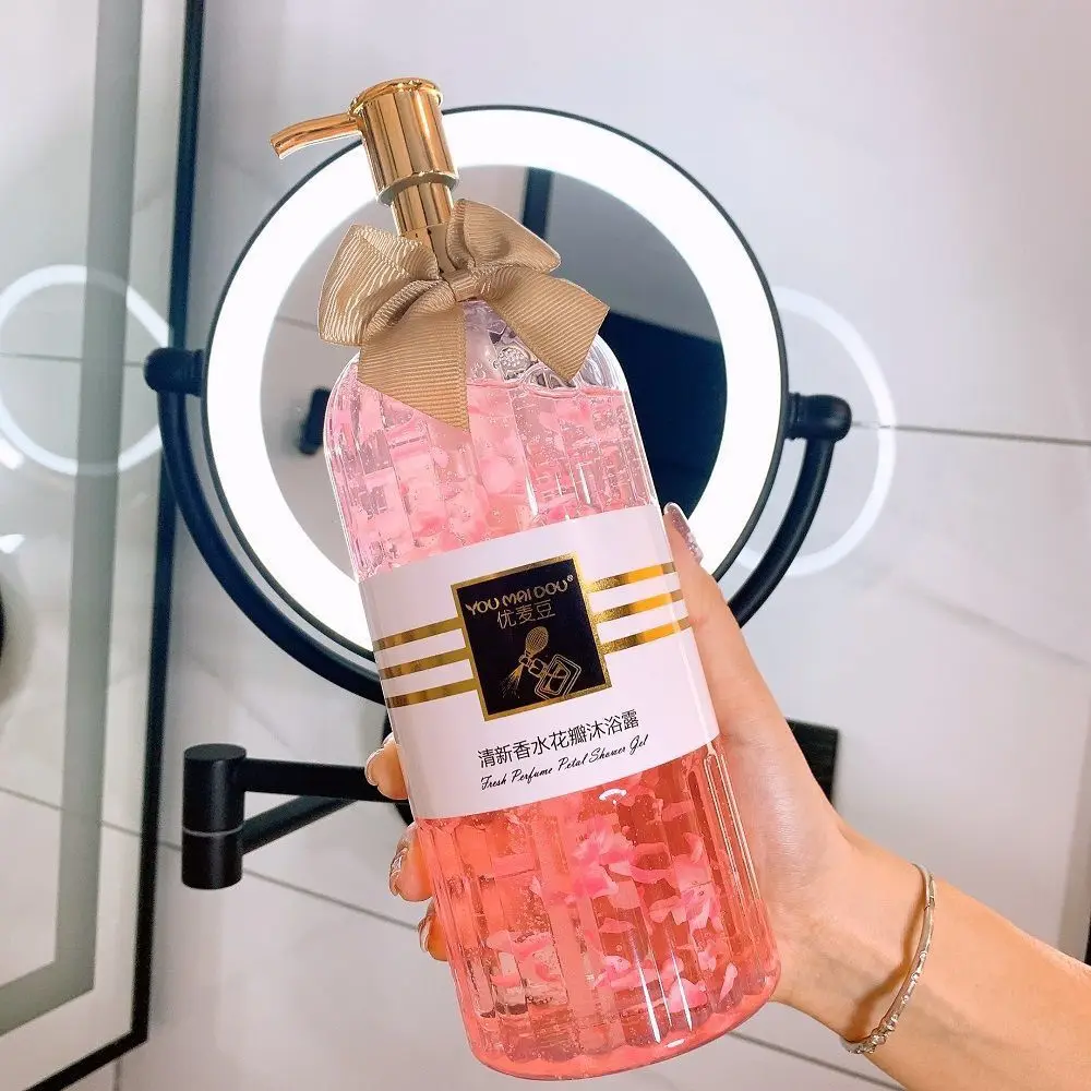 

​ ​ Мытье для тела с цветочными лепестками, стойкий аромат, увлажняющий, увлажняющий, большая бутылка семейного размера ​