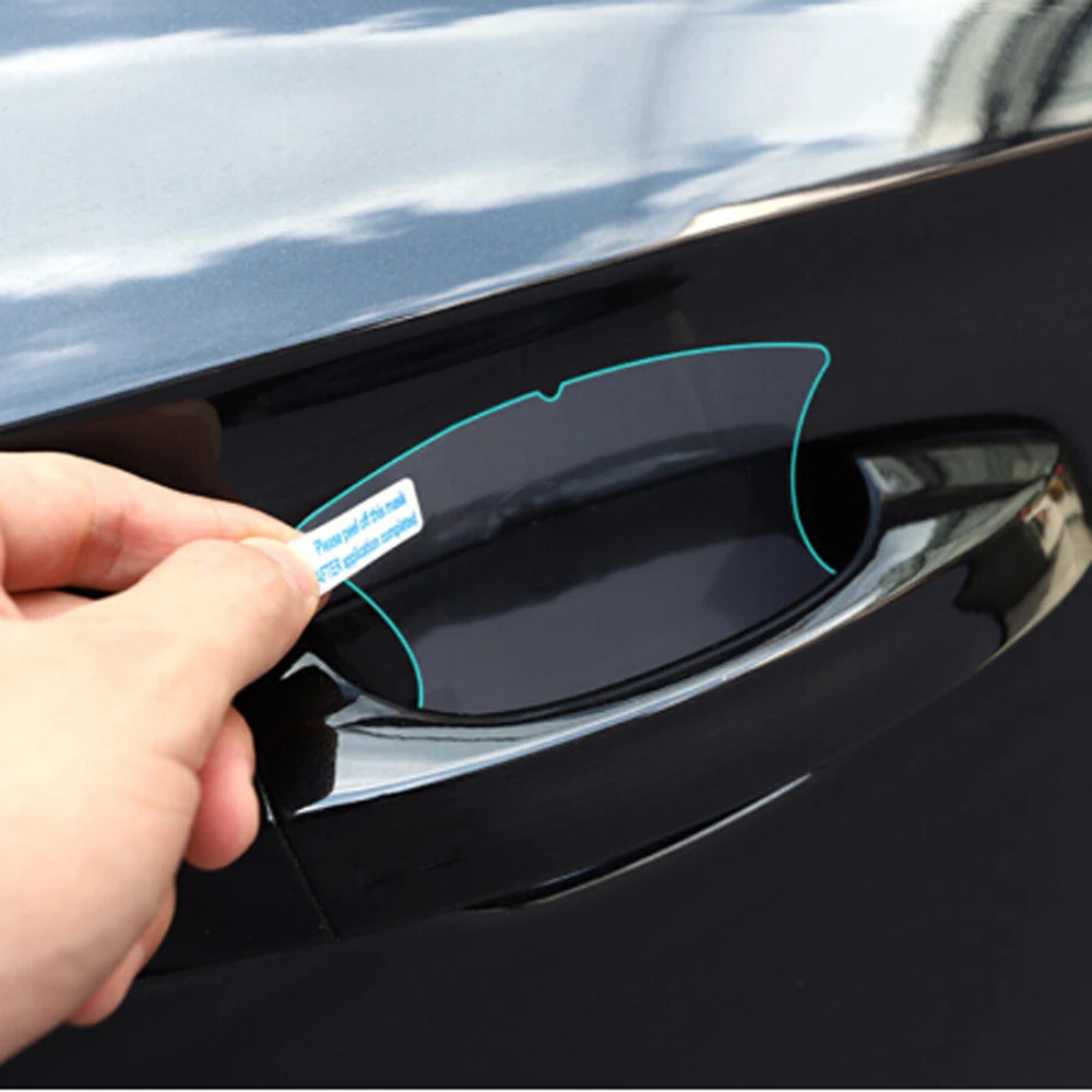 4pcs Car Door Handle Bowl Protector Sticker for Volkswagen Arteon C-Coupe Spotr Coupe Tarok MOIA CARAVELLE MULTIVAN