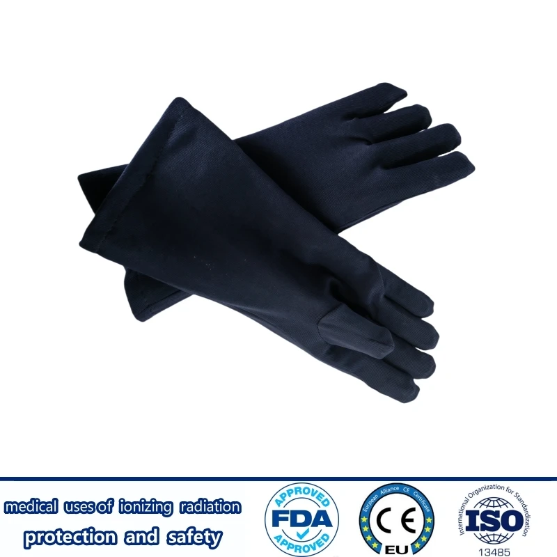 Direct selling x-ray radiation protective 0.35mmpb lead gloves nuclear power plants radiological protection lead gloves image 3