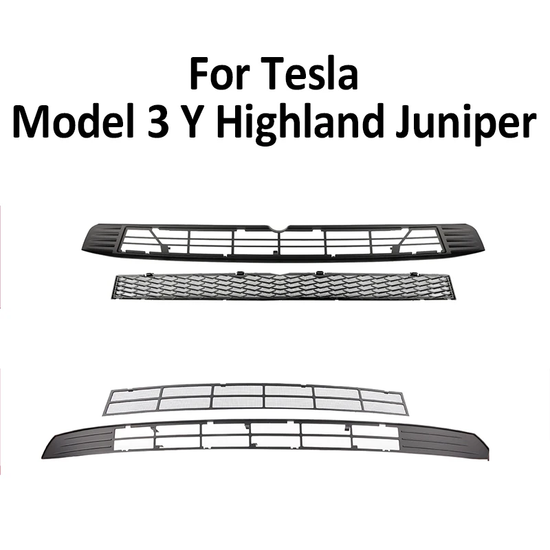 For Tesla Model 3 Highland Y Juniper Anti Insect Net One Piece Detachable Dustproof Insect-proof Net