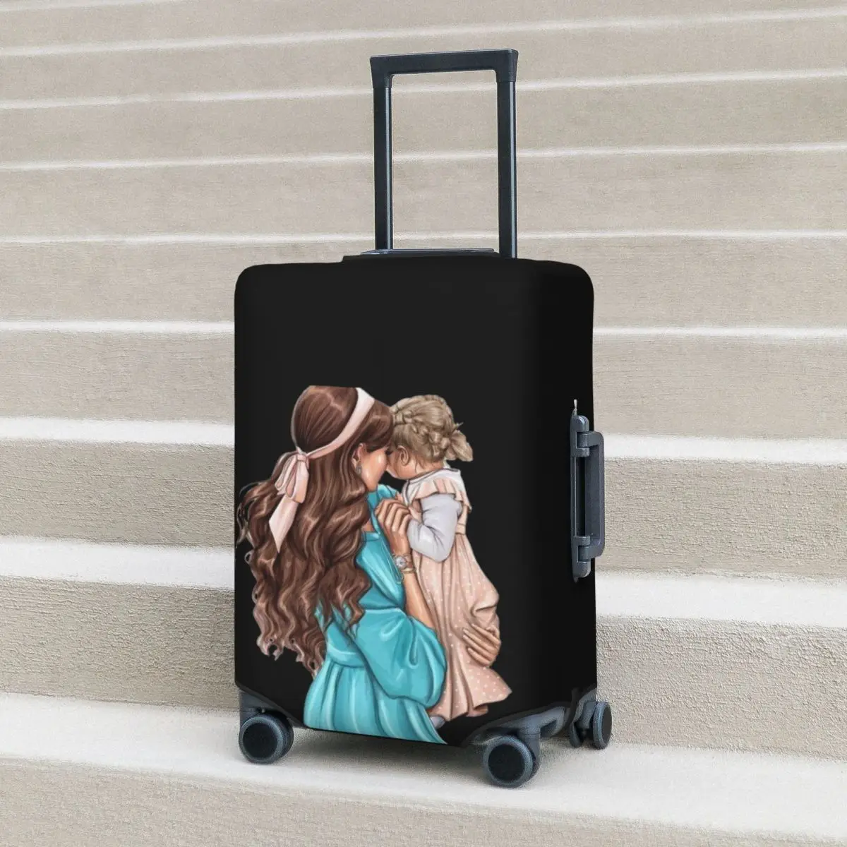 

Mother Art Suitcase Cover Flight Girly Useful Luggage Accesories Business Protector