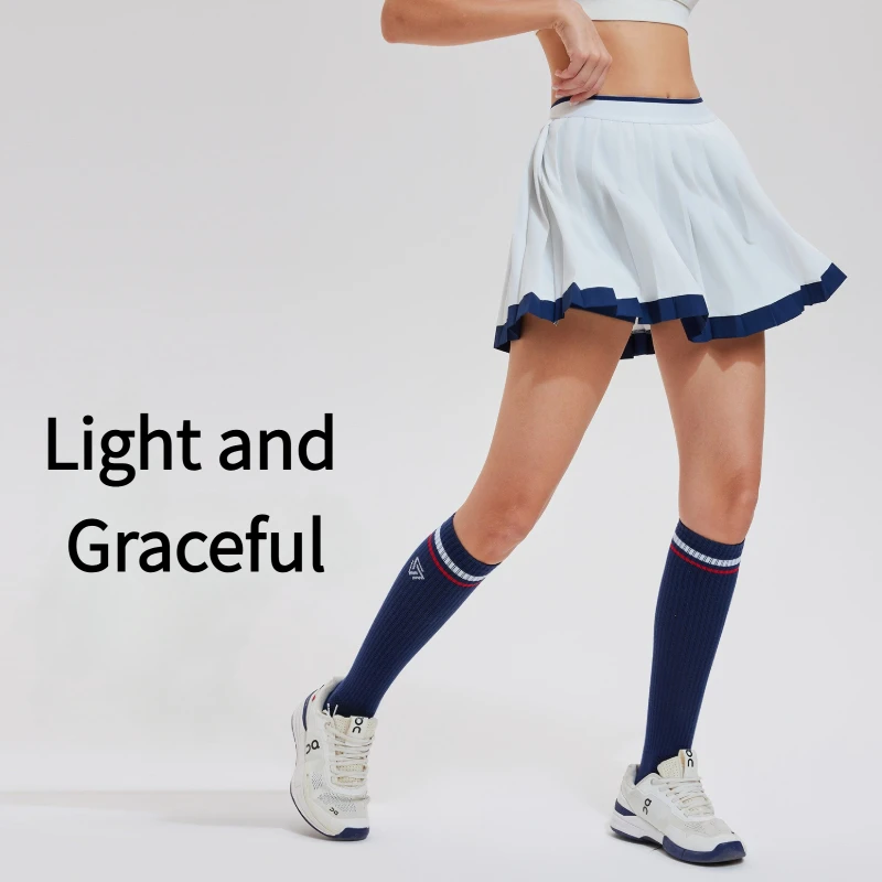 Women's Summer Pleated Tennis Skirt Anti-Slip Built-in Shorts Athletic Skort with Pockets for Tennis Golf Badminton Workout