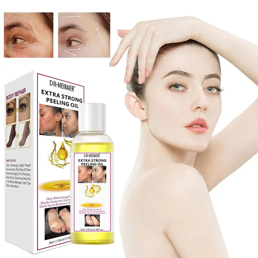 Gelbes Peeling öl Bleichen dunkle Haut flecken entfernen abgestorbene Haut aufhellen Peeling Peeling weiß befeuchten Körper hautpflege