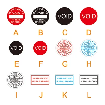 ใหม่ 24/25/26/27 ปีรับประกันปิดผนึกป้ายความปลอดภัยสติกเกอร์ป้องกันฉีกขาดผู้พิการโทรศัพท์มือถือ electronics เปราะบางสติกเกอร์