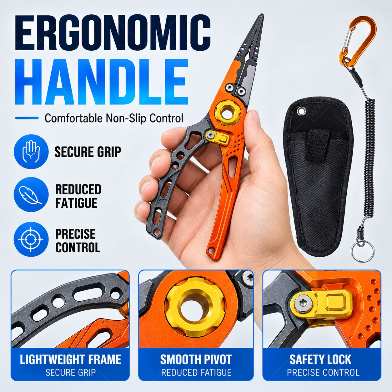 Aluminum Alloy Fishing Pliers - Saltwater Line recension och pris