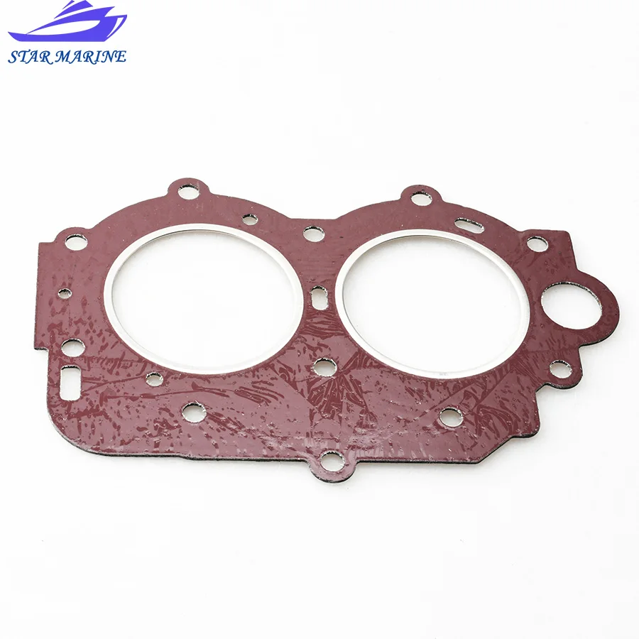 

63V-11181 Прокладка головки блока цилиндров для подвесного двигателя Yamaha 9,9 л.с., 15 л.с., 18 л.с., 2-тактный 63V-11181-A1, 2 такта