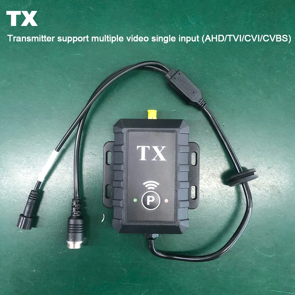 Car AHD Wireless HD Video Transmitter And Receiver, Suitable For Trucks Below 1080p, Camping Trailers, With Trailer Cameras