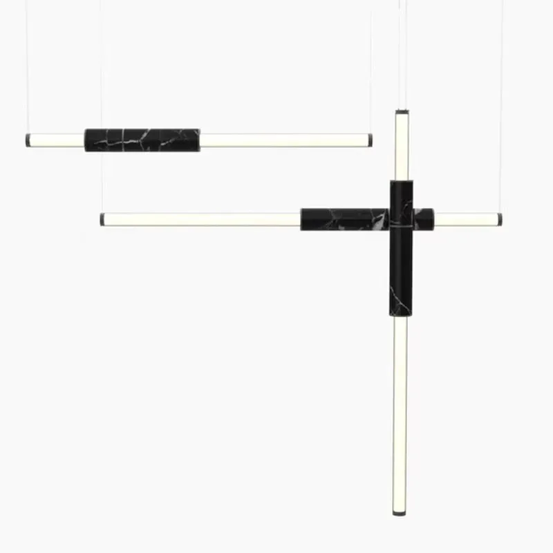 

Chandelier Designer Model Room Bedroom Bedside Long Bar Scene Nordic Art Chandelier