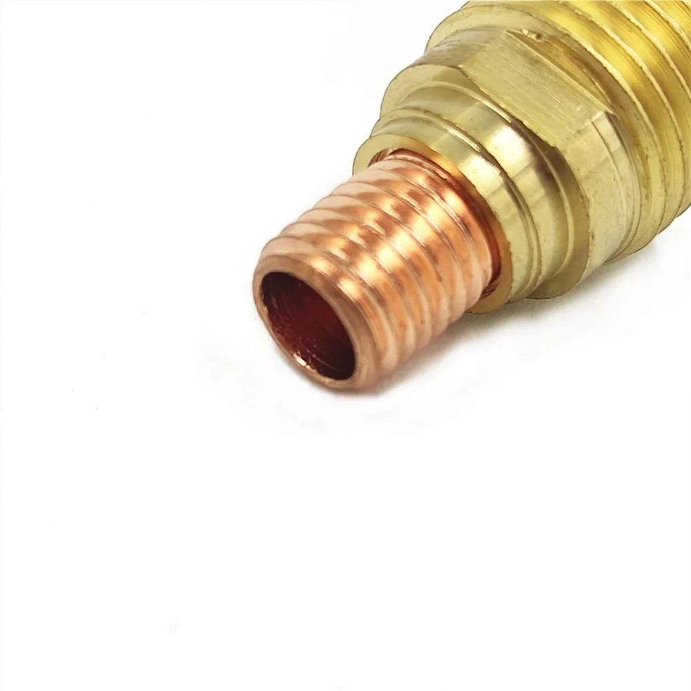 

TIG Welding Torch Gas Lens Collets Body 45V42 45V43 45V44 45V45 For Tig WP9 WP20 WP25 Gas Lens 1.0mm 1.6mm 2.4mm 3.2mm Welding