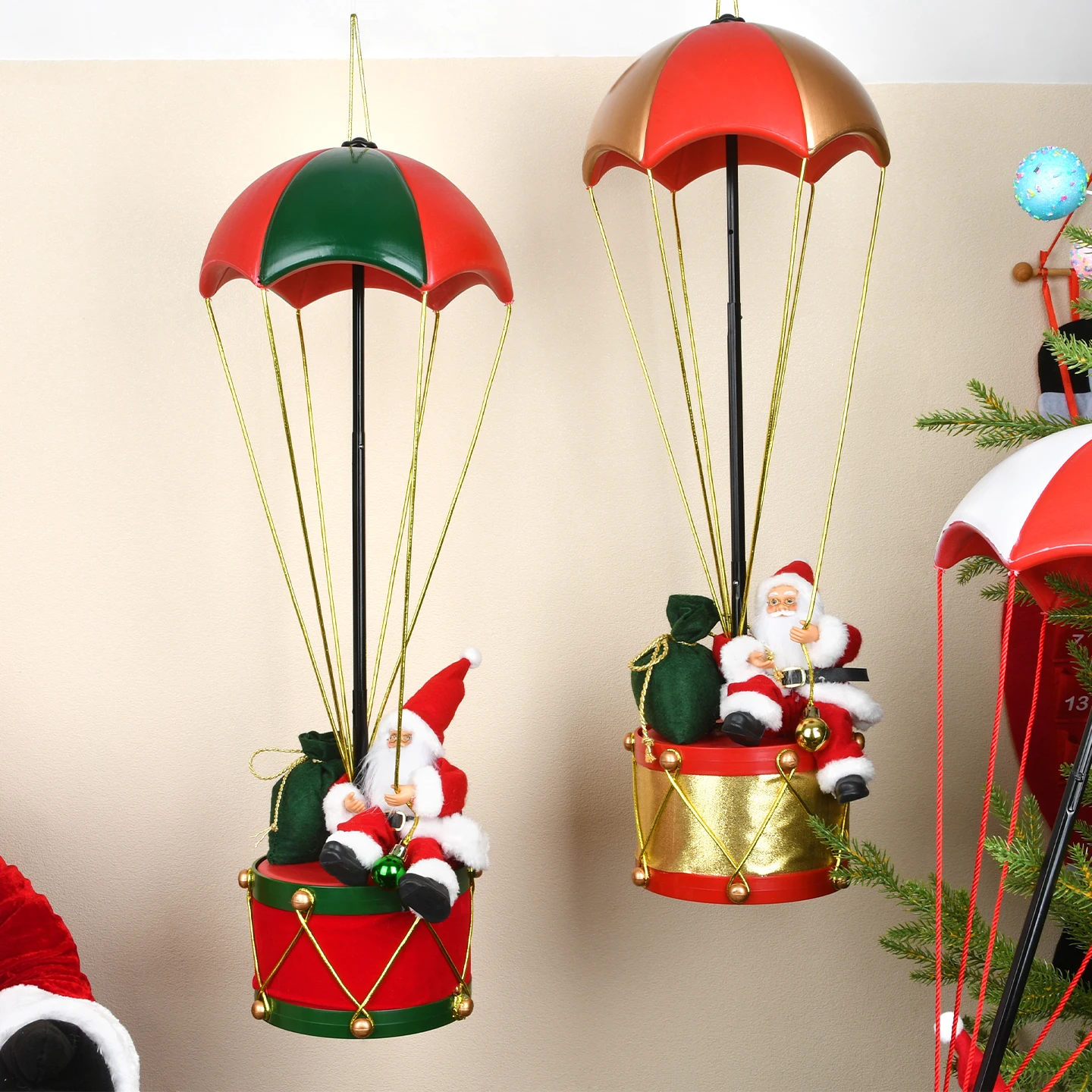 

Creative Cisas Decorations Old Man Hot Air Balloon ape Pendant Window Display Arrangement Parachute Decorative Ornaments