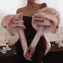 Vestido de novia de manga larga para mujer, accesorios de modelado para estudio fotográfico, brazos ocultos, guantes, sobremangas, accesorios de ropa
