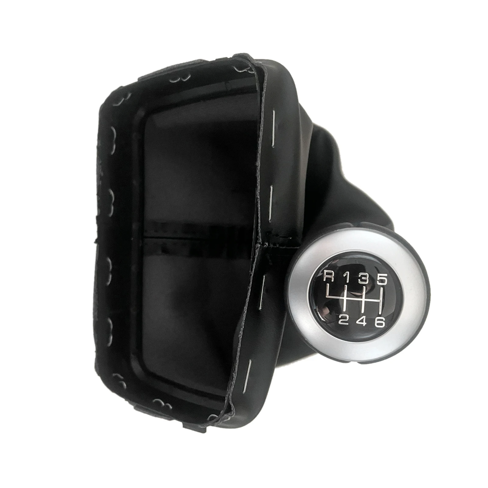 

Кожаная ручка переключения передач 6 скоростей для Volkswagen VW Passat B6, Seat Alhambra 2000-2010