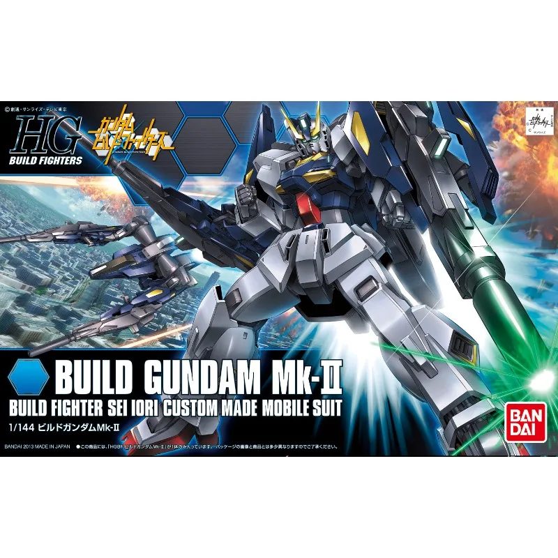 

In stock Bandai Genuine build Gundam MK-II Gundam Anime Action Figure Assembly Model Toys Gifts