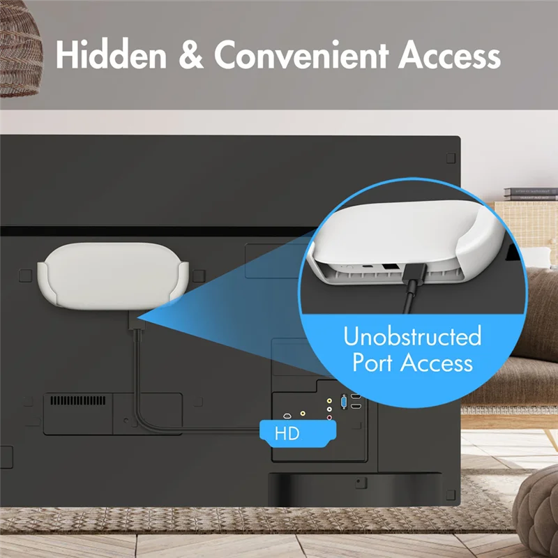 Mounting Solution For Google For 2024 Streamer 4K- Wall Mount Holder For Google TV Streamer 4K