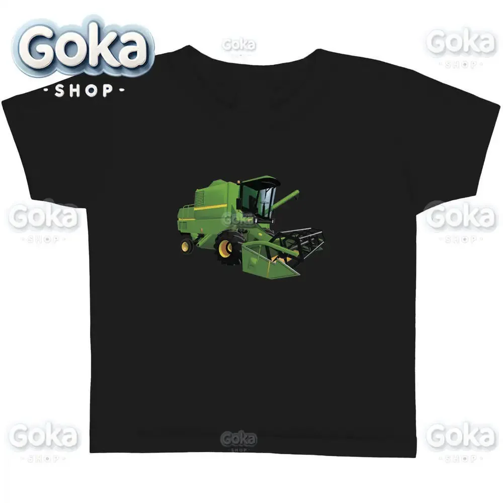 Combine Harvester Graphic T Shirts Mens Clothing New in Tops & Tees Cotton Women Printed T-shirt Y2K Clothes Cute Funny Tshirt