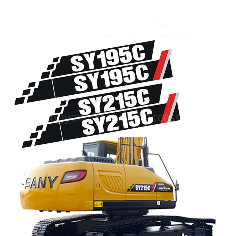 

Sany excavator sticker SY65/95/115/155/215/225/285/335/365-8-8S whole car sticker car sticker applique on parts