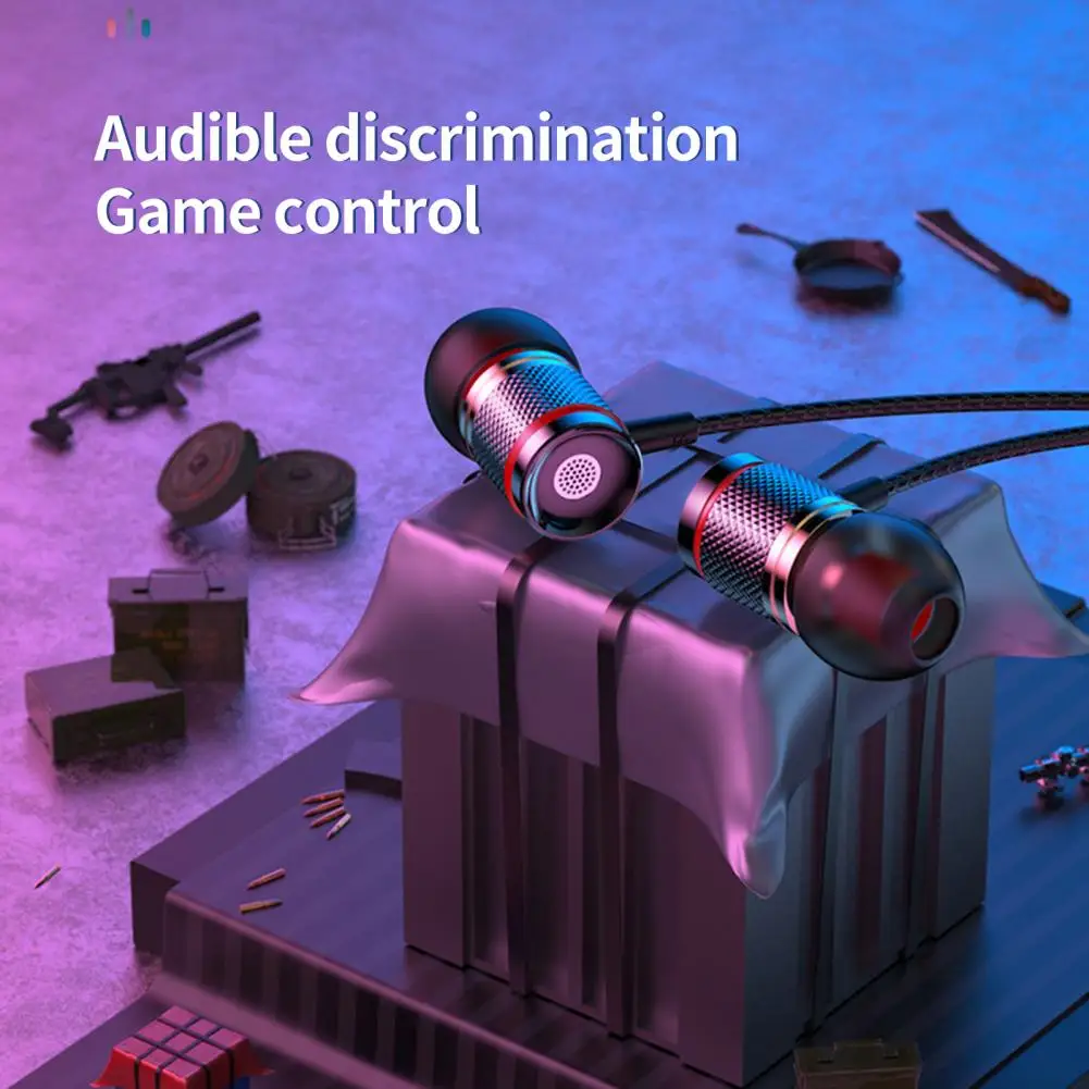 Design ergonômico prático fone de ouvido, transmissão estável, som Hi-Fi, controle com fio, ouvir música