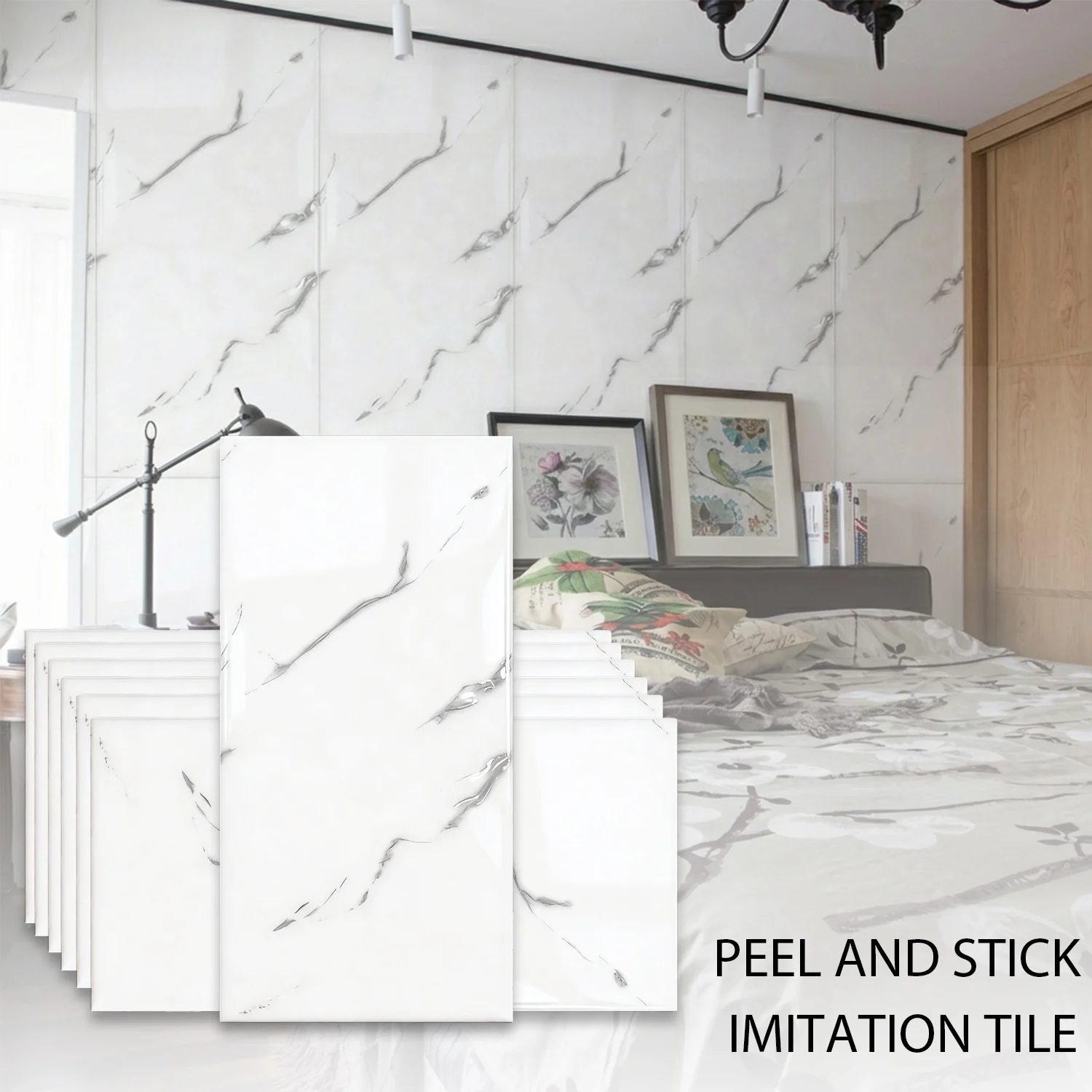 

10-50pcs Scratch-Resistant IXPE sticker, Self-Adhesive Decorative Wall Renovation Budget-friendly for kitchens bathroom Bedroom